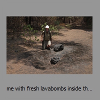 me with fresh lavabombs inside the forest